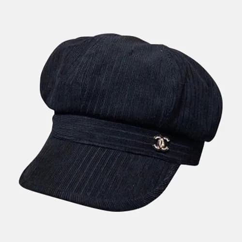 Chanel 2019 Ladies Corduroy Cap - 샤넬 2019 여성용 골덴 모… - 1