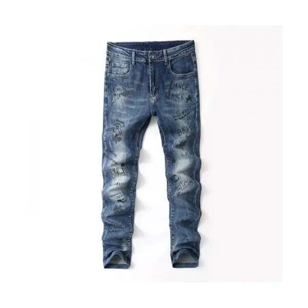 [구찌]Gucci 2019 Mens Casual Initial Logo Denim Pant… - 1