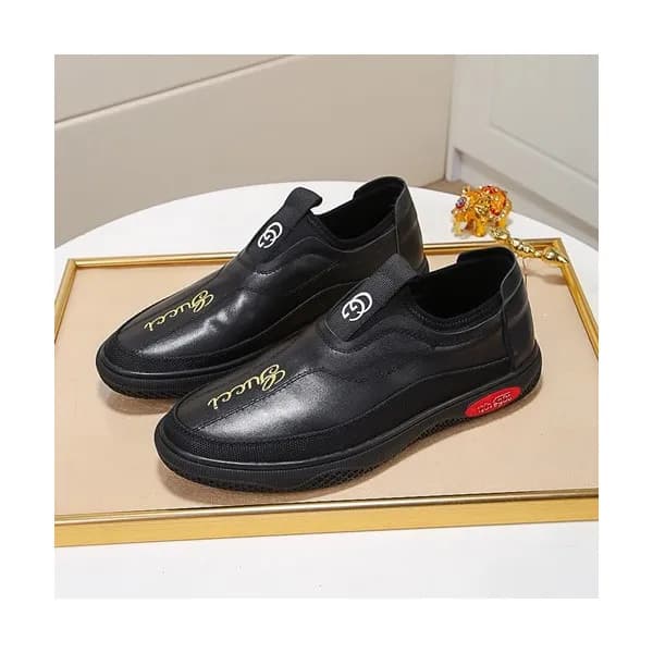 Gucci 2020 Mens Leather Sneakers - 구찌 2020 남성용 레더… - 1
