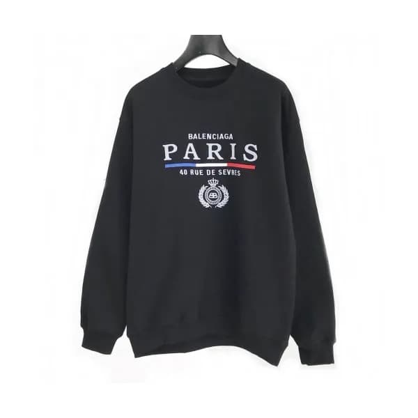 [발렌시아가]Balenciaga 2020 Mens Logo Crew-neck Cotton … - 1