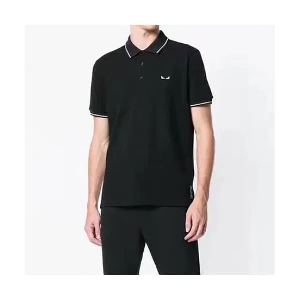 [펜디]Fendi 2020 Mens Logo Casual Cotton Polo Short … - 1