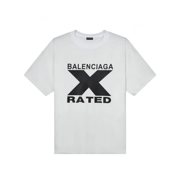 [발렌시아가]Balenciaga 2019 Mm/Wm Logo Cotton Short Sle… - 1