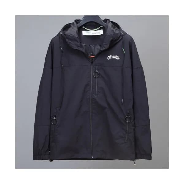 Off-white 2020 Mens Logo Casual Windproof Jackets … - 1