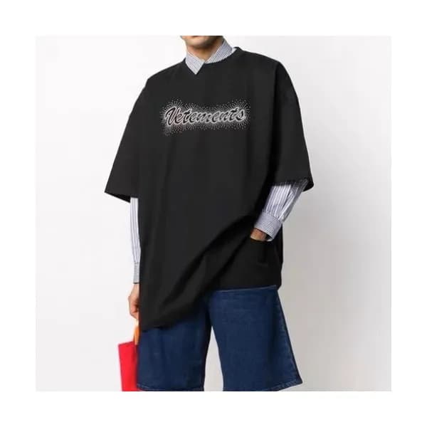 [베트멍]Vetements 2020 Mm/Wm Printing Logo Cotton Sho… - 1
