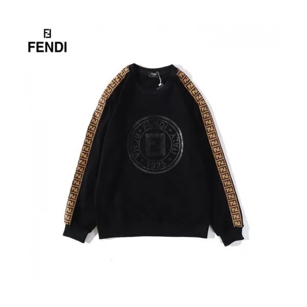 [펜디]Fendi 2020 Mens Logo Crew-neck Cotton Tshirts … - 1