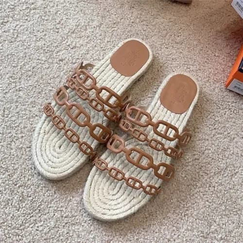 Hermes 2020 Women's Leather Slipper - 에르메스 202… - 1