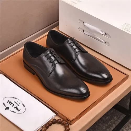 Prada 2020 Men's Leather Oxford Shoes - 프라다 2… - 1