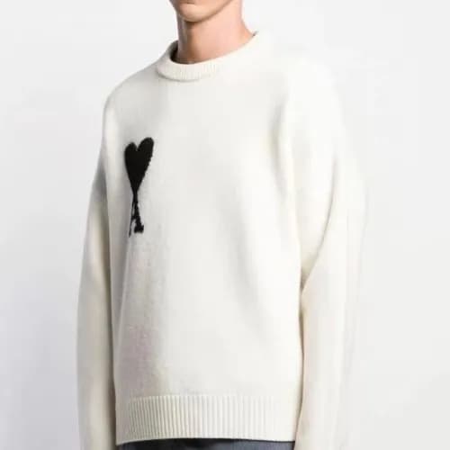 [아미]Ami 2020 Mens Logo Casual Sweaters - 아미 2020 남… - 1