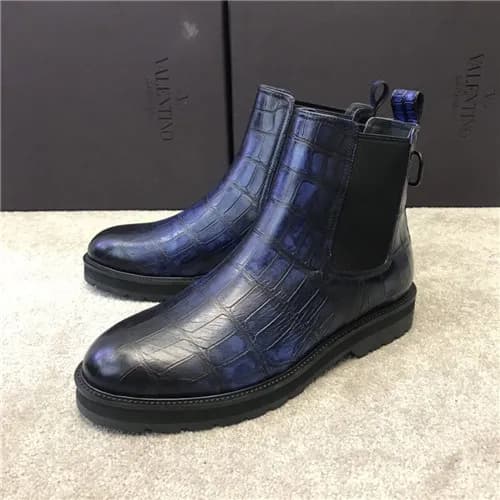 Valentino 2020 Men's Leather Ankle Boots - 발렌티… - 1