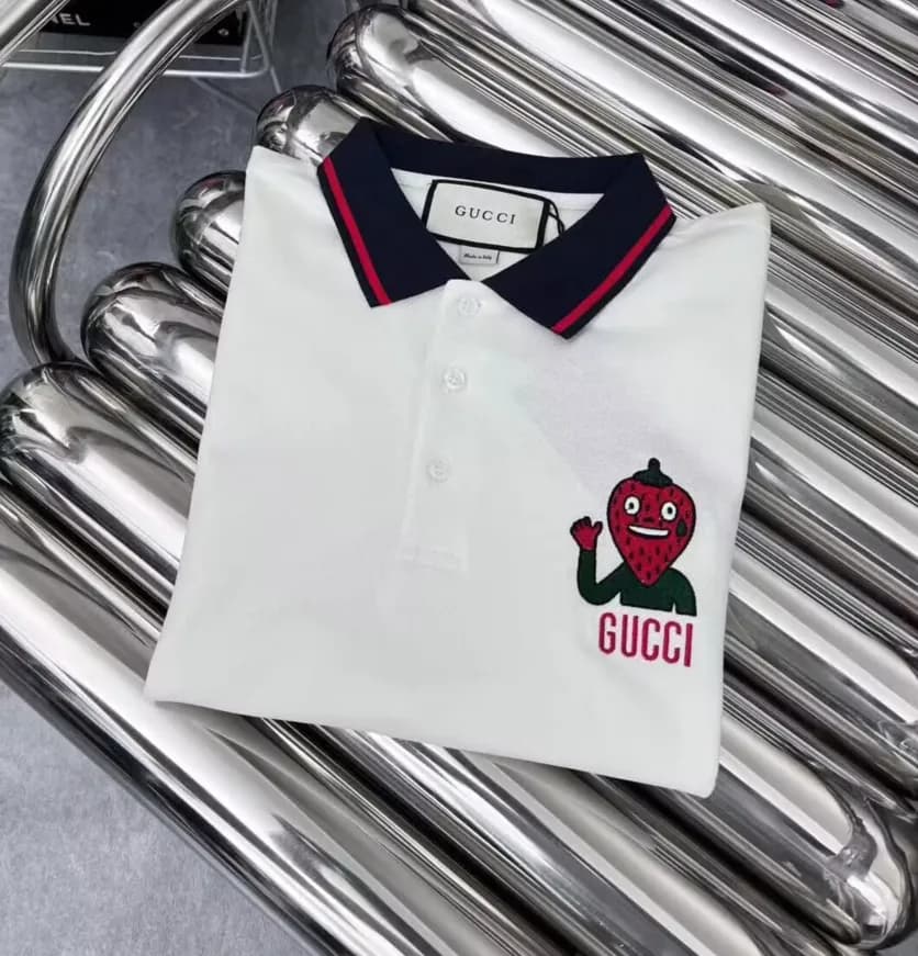 Gucci 2023 Mens Logo Short Sleeved Tshirts - 구찌 20… - 1