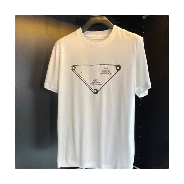 [프라다]Prada 2021 Mm/Wm Basic Logo Short Sleeved Tsh… - 1