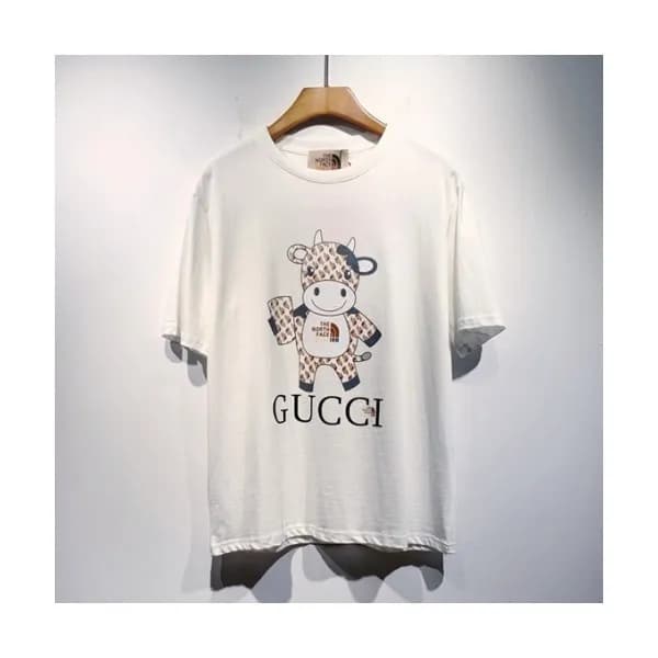 Gucci Mm/Wm Logo Short Sleeved Tshirts White - 구찌… - 1