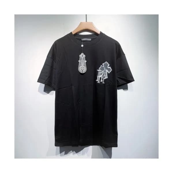 Chrome hearts Mens Logo Casual Short Sleeved Tshi… - 1