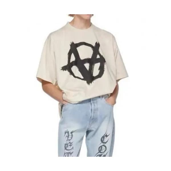Vetements Mm/Wm Printing Logo Cotton Short Sleeve… - 1