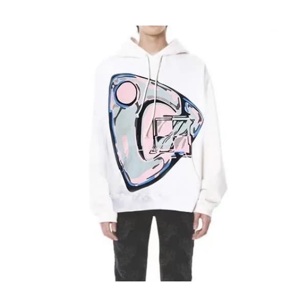 WELLDONE Mm/Wm Retro Logo Hoodie White - 웰던 2021 … - 1