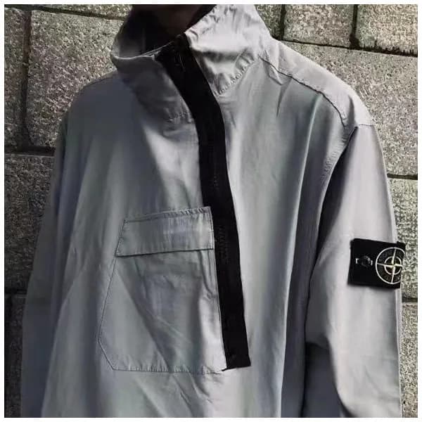 스톤아일랜드 남성 캐쥬얼 그레이 자켓 - Mens Gray Jackets - sto0466… - 1