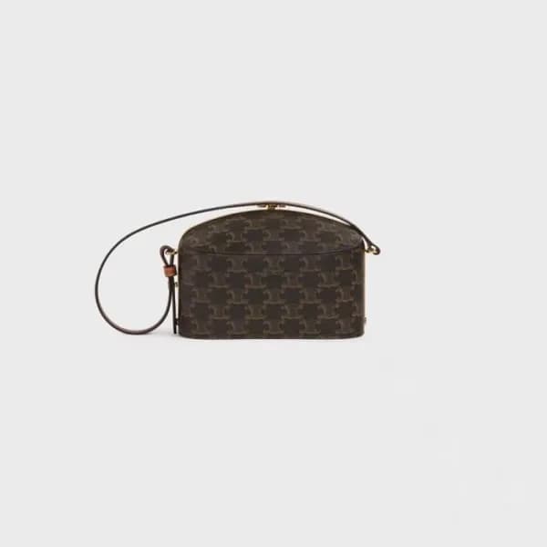 셀린느 여성 Triomphe 블랙 숄더백 - Womens Black Shoulder Bag… - 1