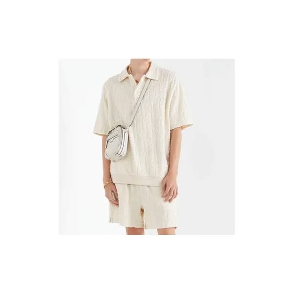 펜디 남성 캐쥬얼 아이보리 반바지 - Mens Ivory Half-pants - fen12… - 1
