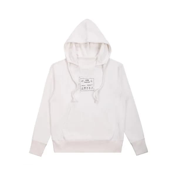 메종마르지엘라 남성 화이트 후드티 - Maison margiela Mens White Ho… - 1