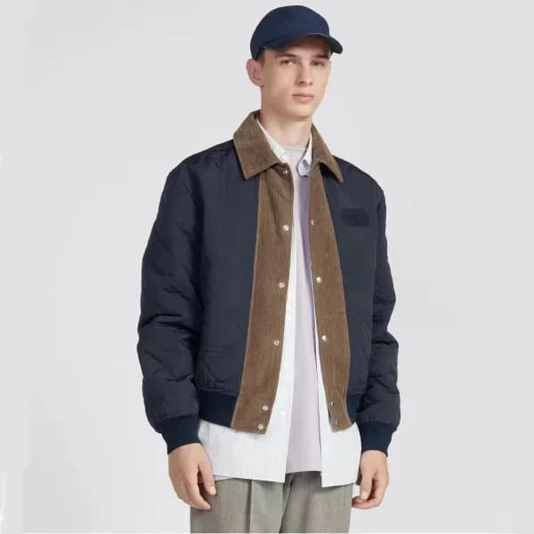 디올 남성 네이비 다운 자켓 - Dior Mens Navy Jackets - dic171x - 1