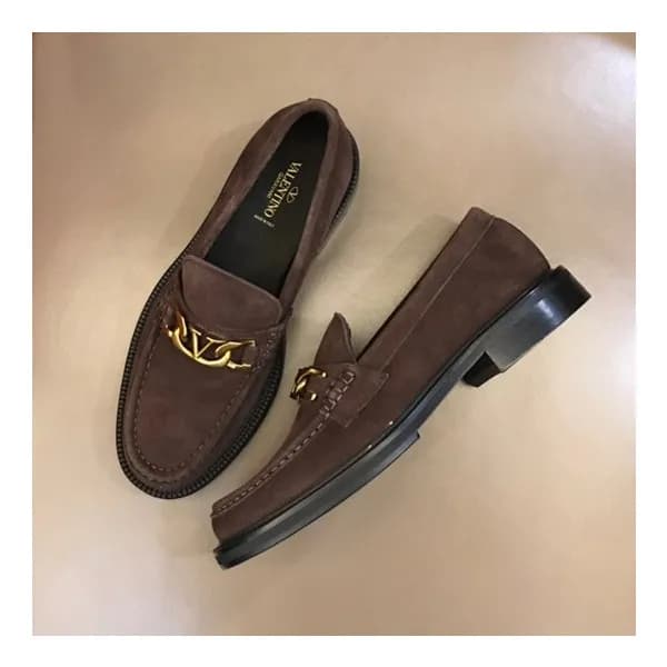 발렌티노 남성 브라운 로퍼 - Valentino Mens Brown Loafer - val… - 1