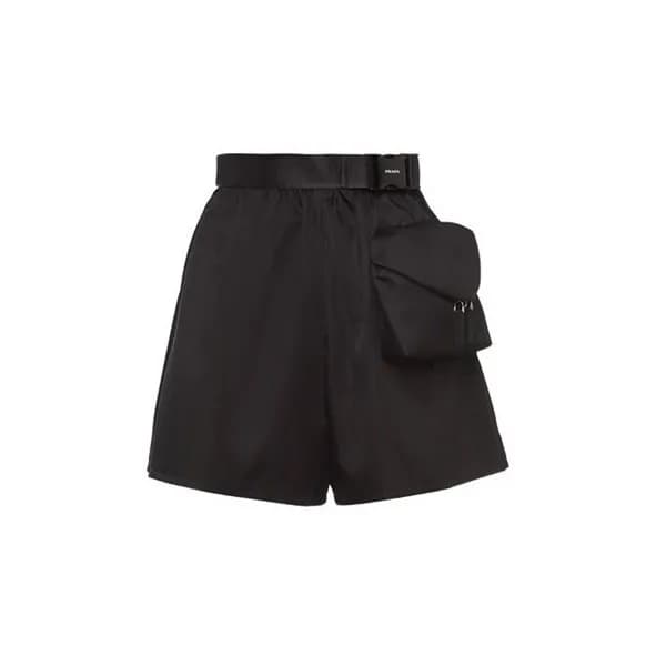 프라다 여성 모던 블랙 반바지 - Prada Womens Black Half-pants -… - 1