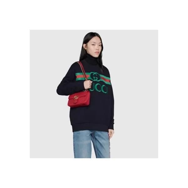 구찌 여성 레드 마몬트백 - Gucci Womens Red Marmont Bag - gu4… - 1
