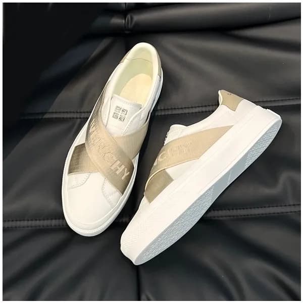지방시 남성 베이지 스니커즈 - Givenchy Mens Beige Sneakers - g… - 1