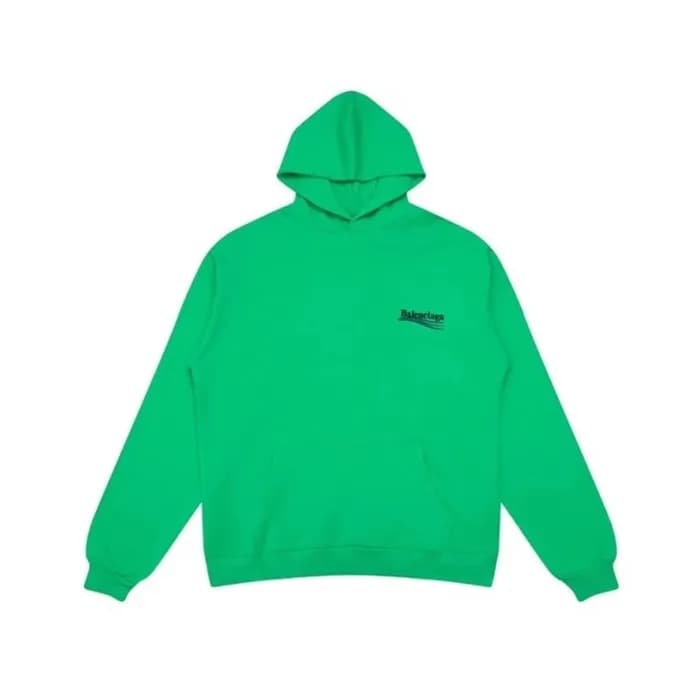 발렌시아가 남성 그린후드티 - Balenciaga Mens Green Hoodie - ba… - 1