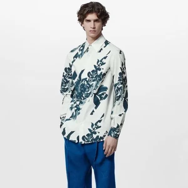 루이비통 남성 화이트 셔츠 - Louis vuitton Mens White Shirts -… - 1