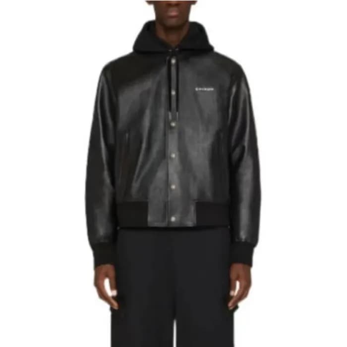 지방시 남성 블랙 가죽 자켓 - Givenchy Mens Black Jackets - gi… - 1
