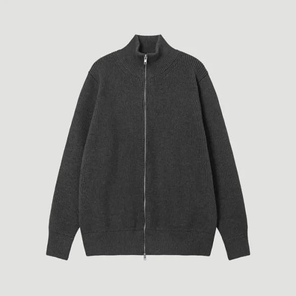 메종 마르지엘라 남성 집업 니트 - Maison margiela Mens Gray Knit… - 1