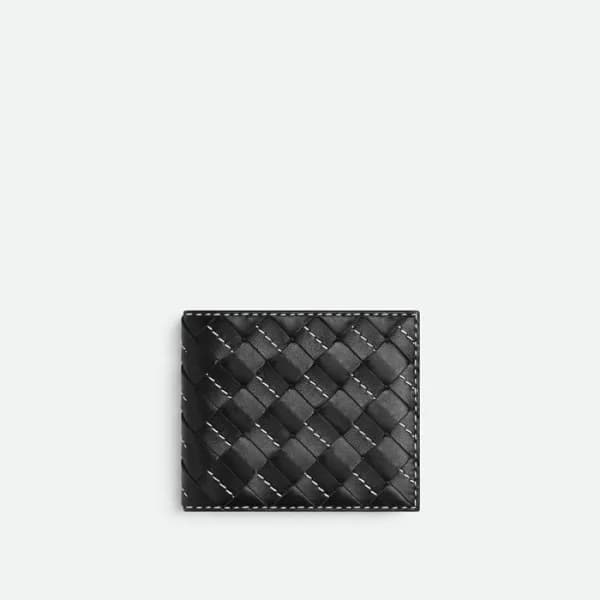 보테가베네타 남성 블랙 반지갑 - Bottega Veneta Mens Black Half … - 1