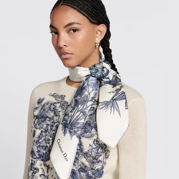 디올 여성 블루 스카프 - Dior Womens Blue Scarf - acc1775x - 1