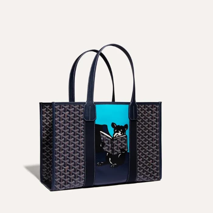 고야드 남/녀 네이비 빌렛 토트백 - Goyard Unisex Villette Tote B… - 1