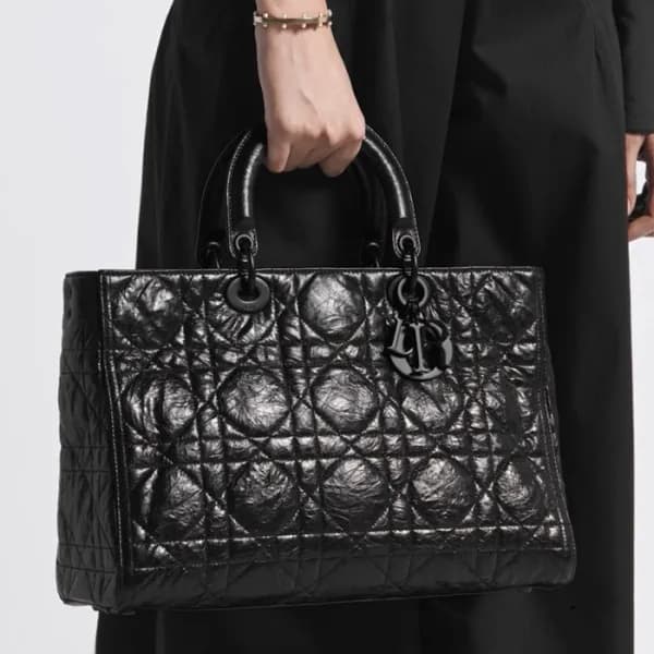 디올 여성 블랙 디자이어 백 - Dior Womens Black D-Sire Bag - d… - 1