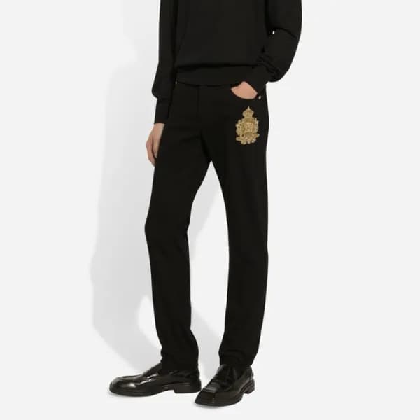 돌체앤가바나 남성 블랙 청바지 - Dolce&Gabbana Mens Black Jeans … - 1