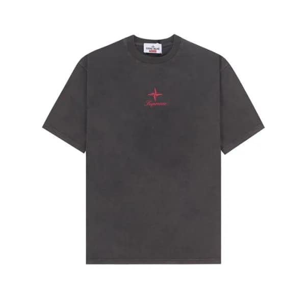 스톤아일랜드 남성 그레이 반팔 티셔츠 - Stone Island Mens Gray Tshi… - 1