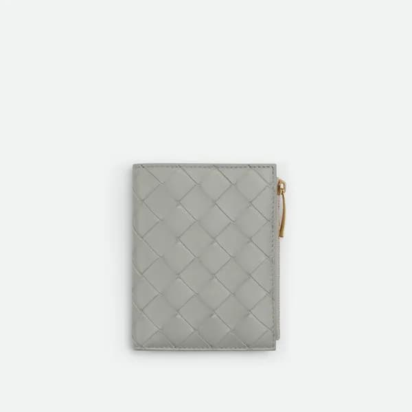 보테가베네타 남/녀 그레이 반지갑 - Bottega Veneta Unisex Gray Wa… - 1