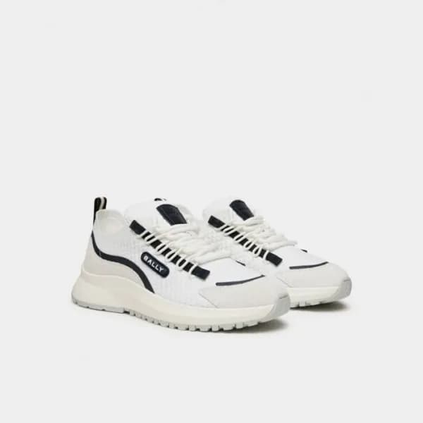 발리 남성 화이트 스니커즈 - Bally Mens Outline Sneakers - bas…