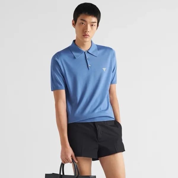 프라다 남성 반팔 폴로 티셔츠 - Prada Mens Polo Tshirts - prc19… - 1
