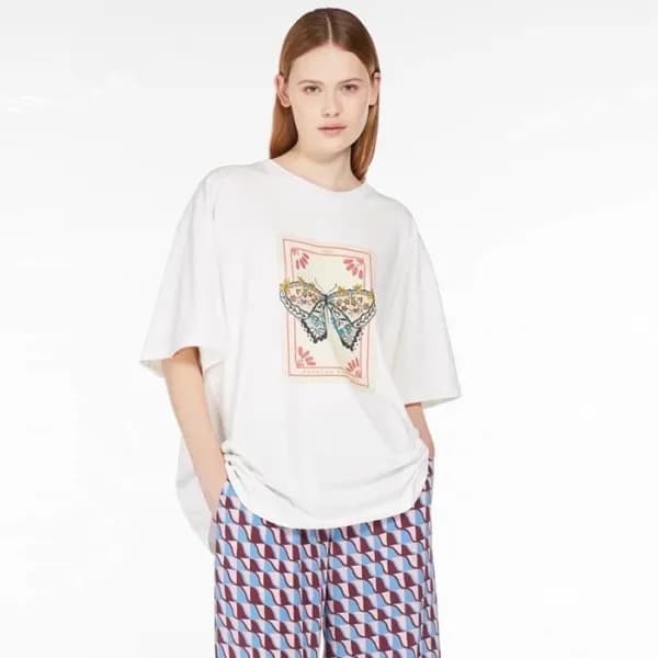 막스마라 여성 크루넥 반팔티 - Maxmara Womens Round Tshirts - m… - 1