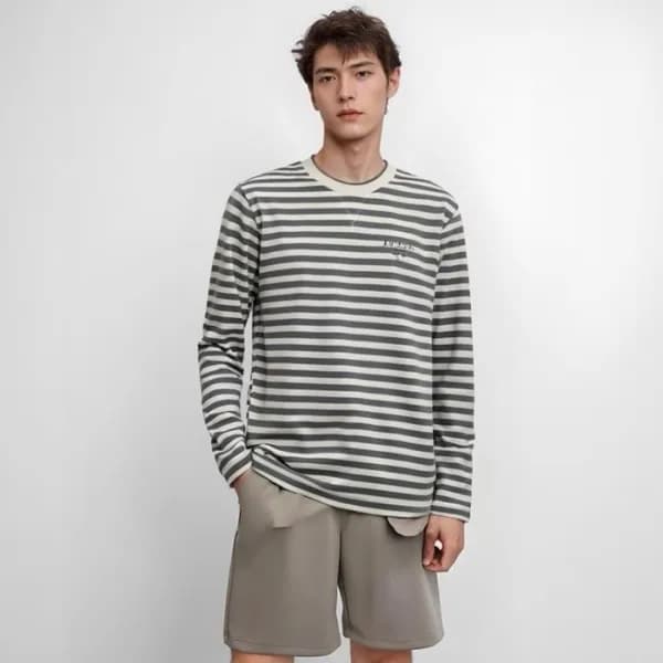 프라다 남성 베이직 긴팔티 - Prada Mens Basic Tshirts - prc244… - 1