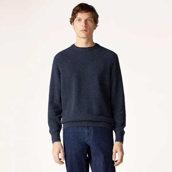 로로피아나 남성 라운드 스웨터 - Loro Piana Mens Round Sweater -… - 1