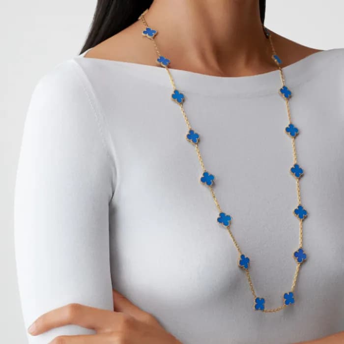 반클리프 아펠 여성 골드 목걸이 - Van Cleef & Arpels Womens Gold… - 1