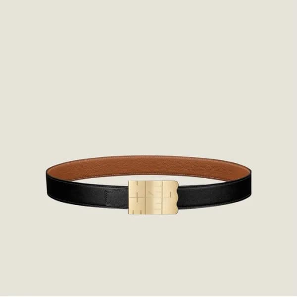 에르메스 남성 리버서블 벨트 - Hermes Mens Cuir De Ceinture Rev… - 1