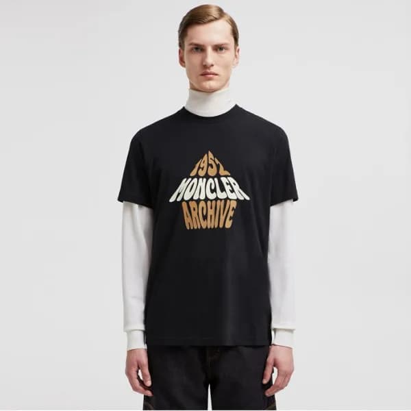 몽클레어 남성 라운드 반팔 티셔츠 - Moncler Mens Round Tshirt - m… - 1