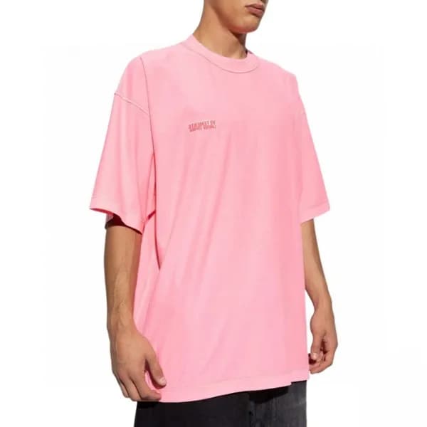 베트멍 남/녀 라운드 반팔 티셔츠 - Vetements Unisex Over Size Ts… - 1