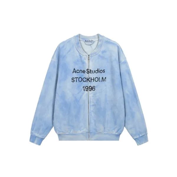 아크네 남/녀 집업 맨투맨 - Acne Unisex Zip-up Tshirt - anc52… - 1