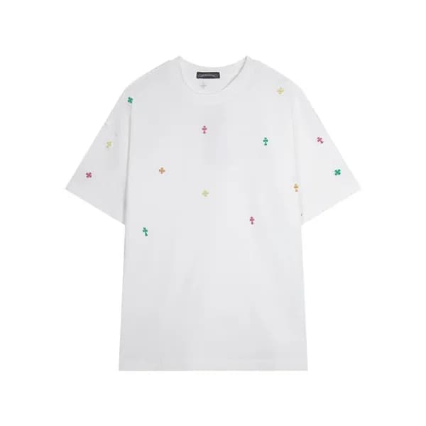 크롬하츠 남성 라운드 반팔티 - Chrom Hearts Mens Round Tshirt -… - 1